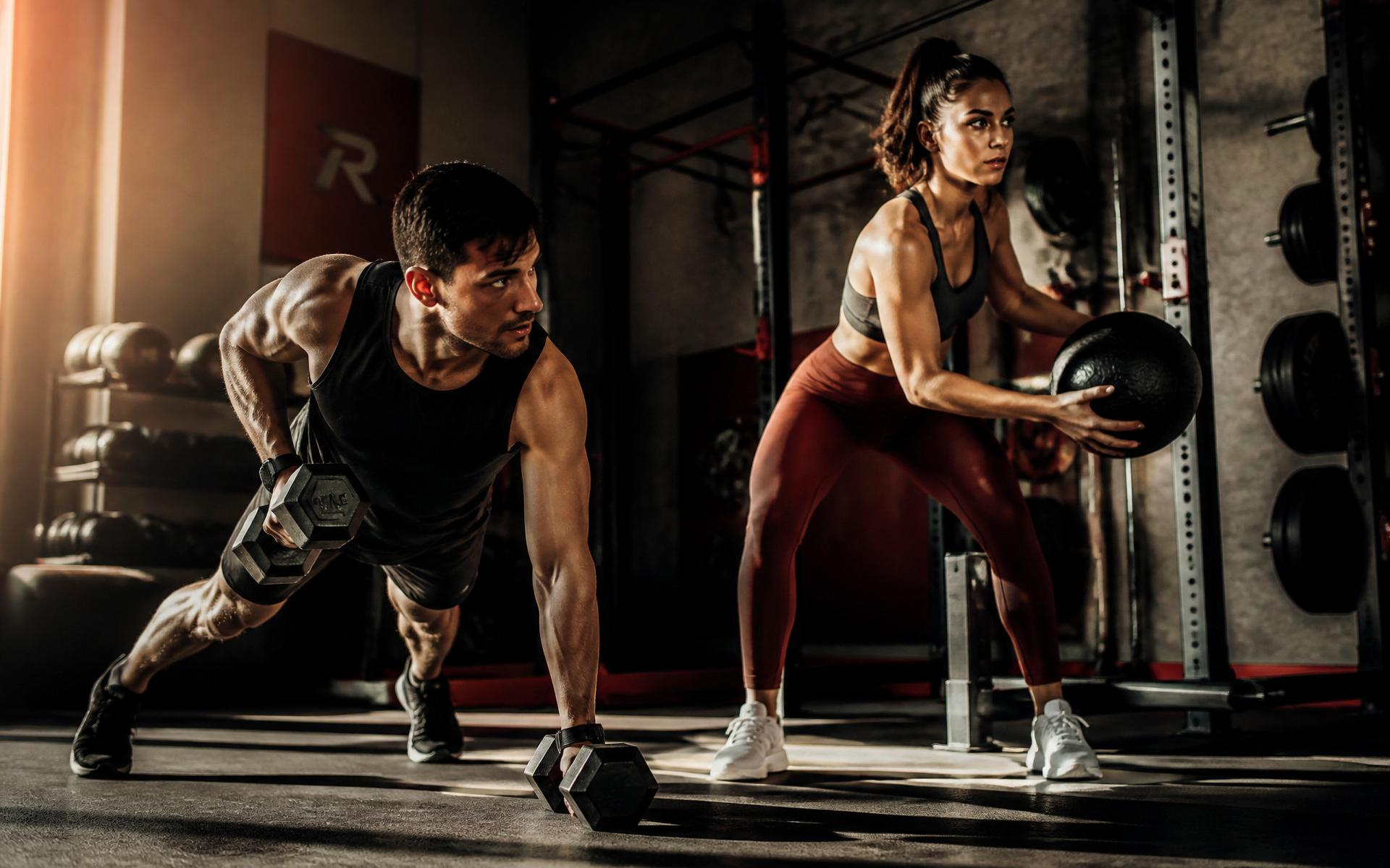 Athletes training with premium Redlandstore accessories